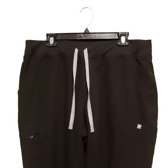 Figs Scrub Pants Men Size 2XL Black Heavy Duty Waistband Joggers Tech Collection - Picture 4 of 13